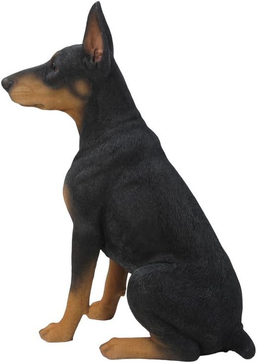 Hi-Line Gift Ltd Sitting Doberman Pinscher Dog Statue