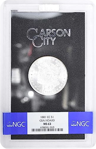 1881 CC Morgan GSA Dollar NGC MS63