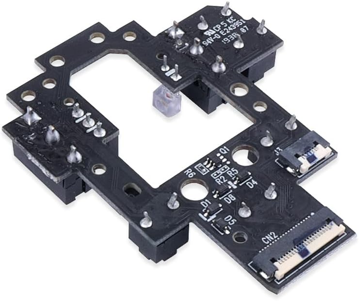 HUYUN Mouse Switch Button Micro Switch Board with Mice Feet Sticker Replacement for Logit G604 Wireless Gaming Mouse (D2FC-F-7N 20M)