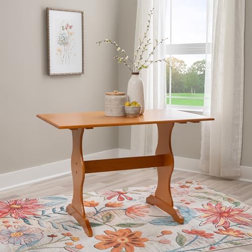 Linon Chelsea Kitchen Nook Table,Brown
