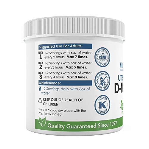 Now New UTI-Slip D Mannose Non GMO Organic Source Powder 130g jar.