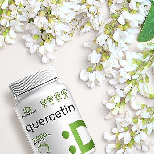 DEAL SUPPLEMENT Quercetin 1, 000mg Per Serving, 300 Capsules – Healthy Immune Support Supplements, High Bioavailable Flavonoids