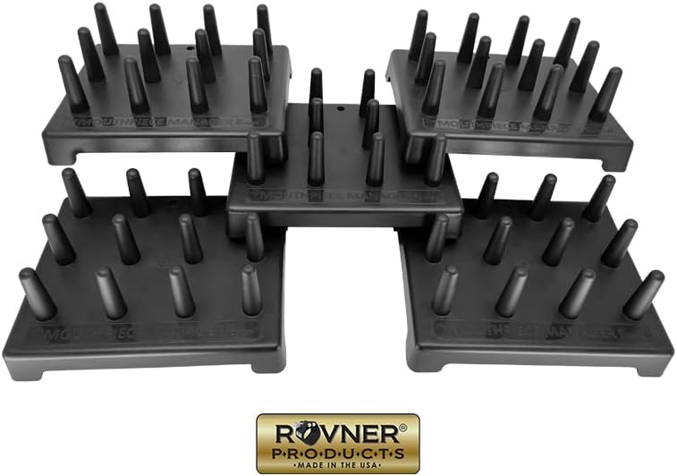 ROVNER Mouthpiece Manager for Displaying or Storing Saxophone and Clarinet Mouthpieces