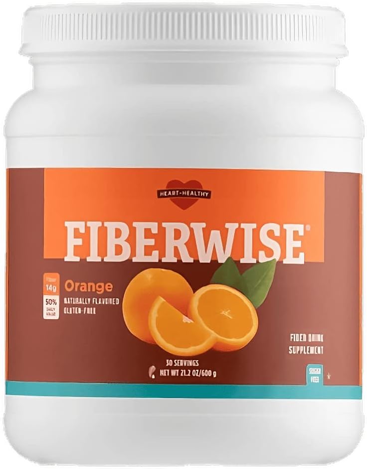 Melaleuca FiberWise Heart Healthy-Fiber Supplement-30 Servings-Net WT 28.6 OZ.(810g) - Orange