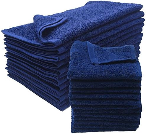 Cotton Salon Safe Spa Towels, Navy Blue