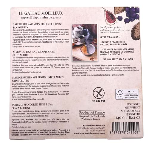 Almond Fig Cake by Biscuiterie de Provence