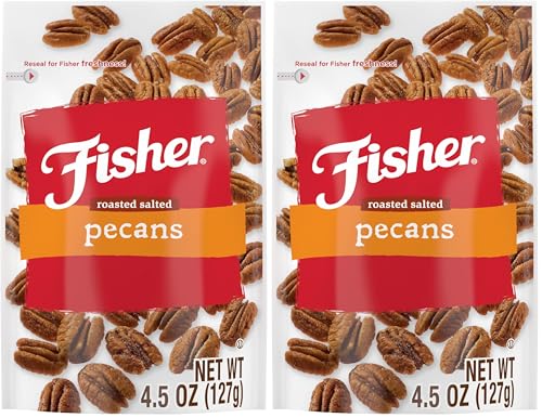 Fisher Snack Glazed Pecans Candied, 24 oz, Pack of 1 | Junior Mammoth Candied Pecans, Perfect For Gifting Or Personal Enjoyment, Crunchy, Irresistibly Sweet