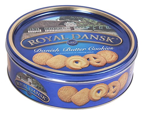 Royal Dansk Butter Cookies, Premium Assorted Cookies Made with Real Butter, Great for Sharing and Hosting, 12 oz
