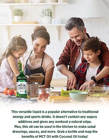 Nature's Truth MCT Oil | 16 fl. oz | Keto, Unflavored Formula | with Coconut Oil | Vegan, Non-GMO