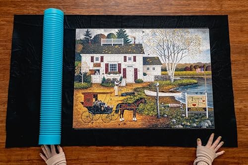 Buffalo Games - Roll-Up Puzzle Mat - Felt Saver Mat, Fits Up to 1500pc