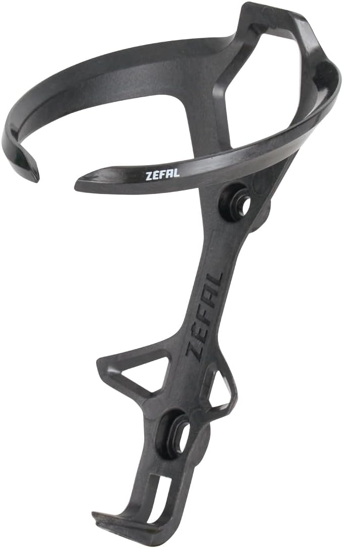 Zefal Pulse L2 Carbon Bottle Cage – Black – Ultralight 18 g Injected Carbon Fiber Design with Top-Load Access, Universal 72–76 mm Fit