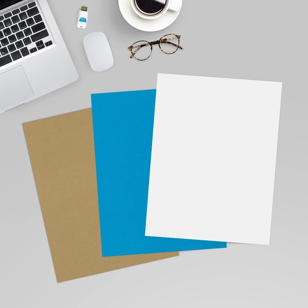 LUXPaper 8.5" x 11" Paper | Letter Size | White | 80lb. Text | 100% Recycled | 50 Qty