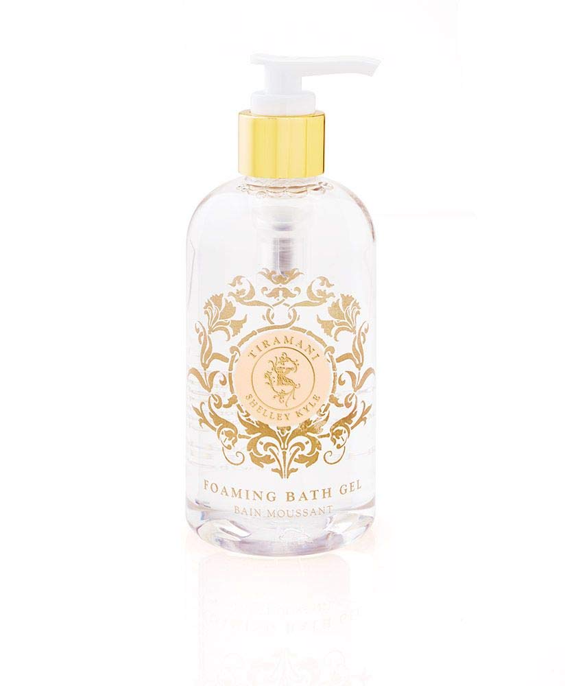 Shelley Kyle Tiramani All-Natural Foaming Bath Gel with Shea Butter, Nourishing, Moisturizing Bath Gel, 250ml
