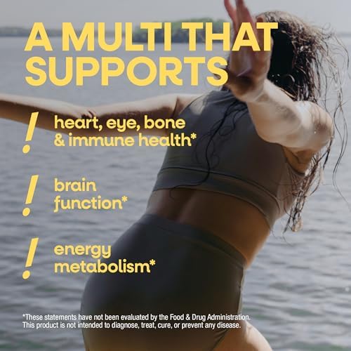 Nature's Way Alive! Women's 50+ Multivitamin Gummies, Mixed Berry, 60 ct | Daily Gummy Multi with B-Vitamins, Vitamin D3 & Calcium to Support Heart, Brain, & Bone Health for Women 50 and Older*