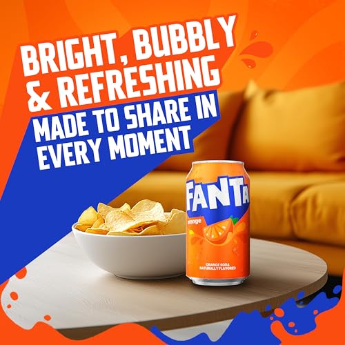 Fanta Orange, 12 fl oz, 12 Pack