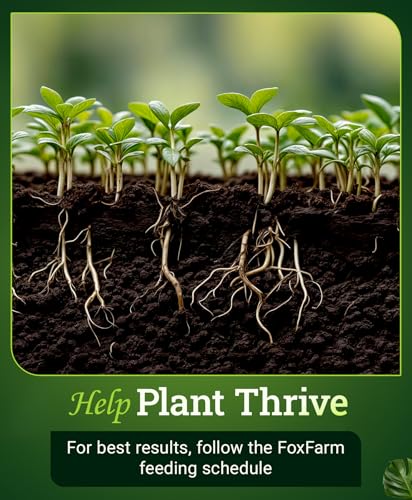 FoxFarm Bush Doctor Kangaroots Root Drench Inoculant – Enhances Root Efficiency, Immediate Nutrient Uptake, Custom Soil Microbes - Ideal for Hydroponic & Soil Applications - 1 Quart