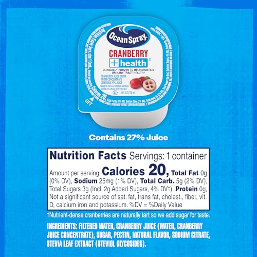 Ocean Spray Cran-Grape Juice Cups 4 Ounce (Pack of 48)