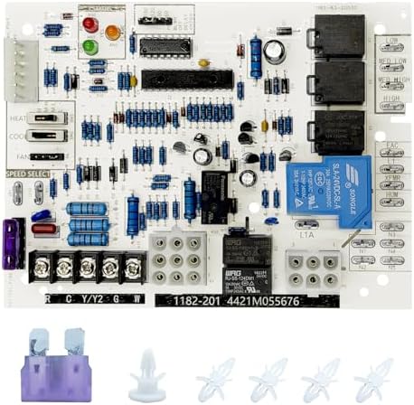 Upgraded 60105 Furnace Ignition Control Board for Mr Heater and HeatStar MHU HSU Series Enerco Big Maxx Overhead Compact Garage Workshop Forced Air Furnaces Natural Gas and Propane Up to 125000 BTU