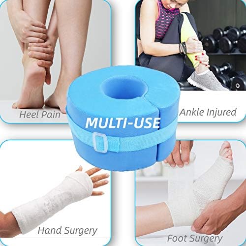 Foot Elevation Pillow, Leg Hand Rest Cushion for Bed Sleep, Foot Foam Elevator for Rest Ankle Heel Pain Relief