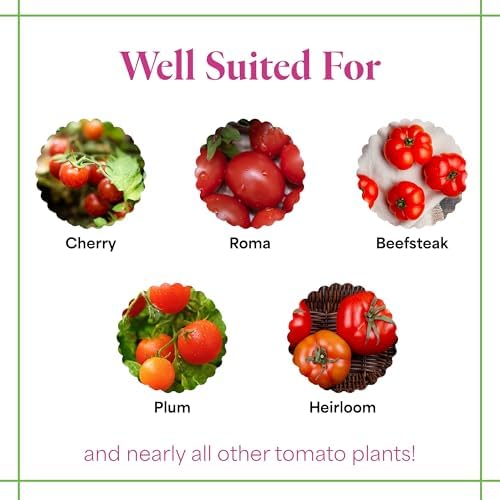 Grow More Tomato Food Fertilizer (18-18-21) - 1.5lbs of Water Soluble Tomato Fertilizer - Provides Essential Nutrients for Juicier & More Plump
