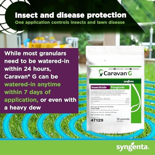 Syngenta Caravan G Insecticide Fungicide - 30-Pound Bag