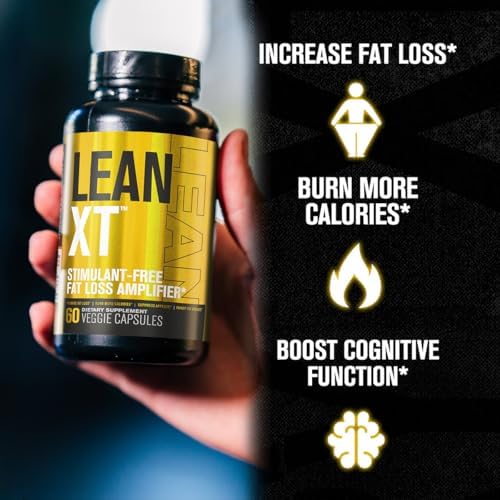 Jacked Factory Lean-XT Caffeine Free Fat Burner - Non Stim Weight Loss Supplement, Appetite Suppressant & Metabolism Booster | Acetyl L-Carnitine