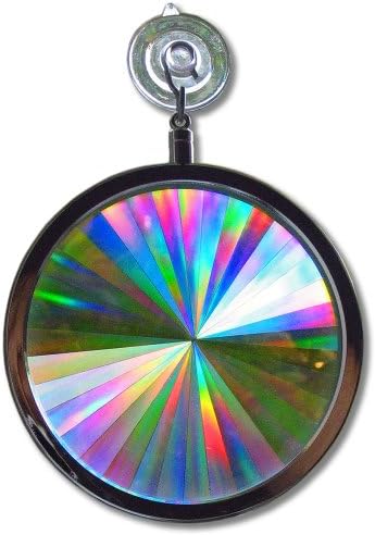 Rainbow Symphony- Rainbow Prism Suncatcher for Window, Crystal Pattern, Includes a Bonus Rainbow on Board Sun Catcher, Made in USA