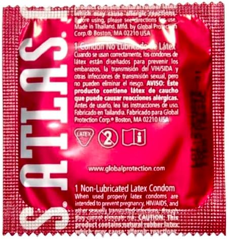 Atlas Non Lubricated Condoms 12pack
