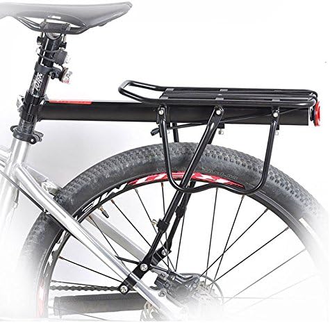 ThreeH Bicycle Rear Rack Adjustable Aluminum Alloy Bike Rack with Reflector | Adjustable, Aluminum Alloy, With Reflector, Quick-release