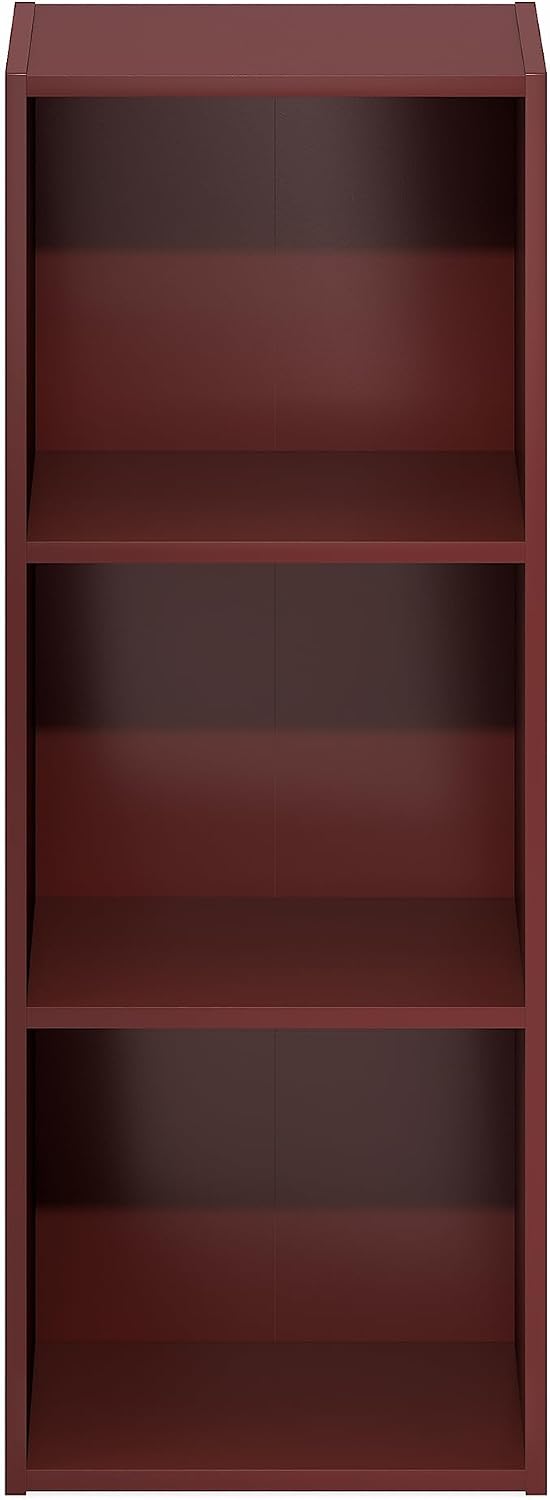 Furinno PASIR Book Shelf, 5-Tier Modern Bookshelf, Open Shelves Bookcase, 9 x 12 x 52, for Living Room, Bedroom, Home Office, Plain White
