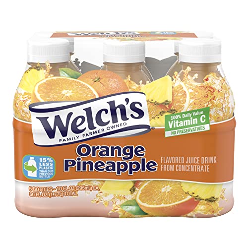 Welch's Juice 64oz Bottle (Pack of 4) Choose Flavor Below (Light Concord Grape Juice)