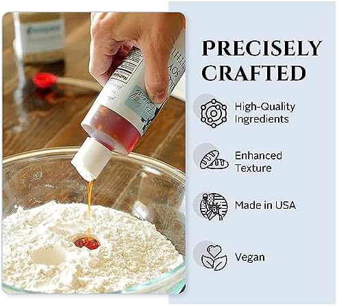 Fast Easy Bread Soy Lecithin Liquid (8 oz) | Easy-to-Use | Available in Mess-Free Squeezable Bottle | Natural Food-Grade Emulsifier | Enhances Dough