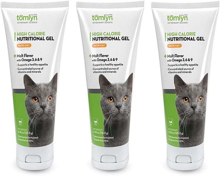 Tomlyn High Calorie Nutritional Gel for Cats, (Nutri-Cal) 4.25 oz