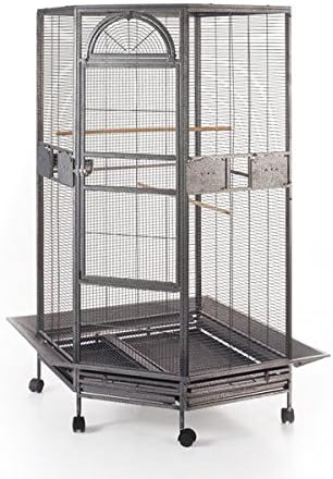 Parrot Escape Jumbo Corner Bird Cage Aviary (X-Large)