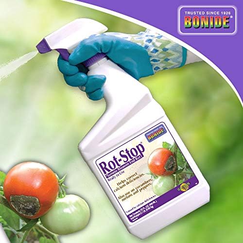 Bonide Rot-Stop Tomato Blossom End Rot, 32 oz Ready-to-Use Spray | Garden Fertilizer For Calcium Deficiency in Plants