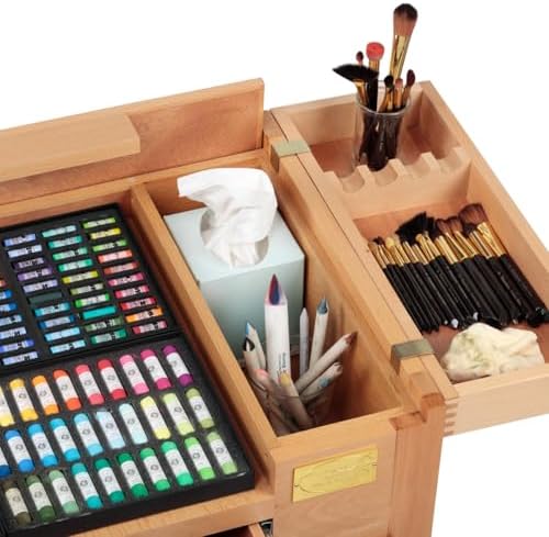 Creative Mark Todd Reifers Signature Artist Workstation - Crafting Table with Storage Cabinet