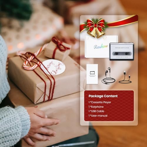 Cassette Tape Player – Portable Tape Player Audio Cassette to Digital Converter