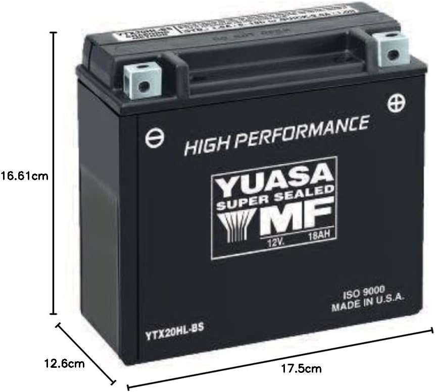 Yuasa YUAM6230X YIX30L-BS Maintenance Free YIX Battery with Acid pack