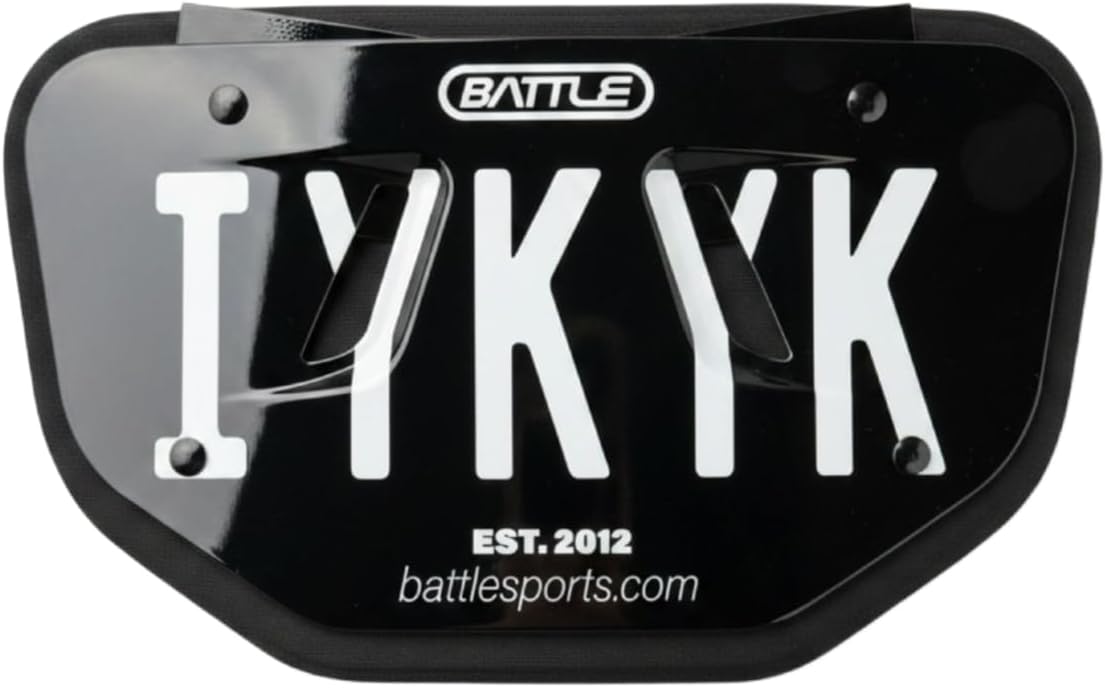 Battle Sports Novelty Football Back Plate, Kids, Adults