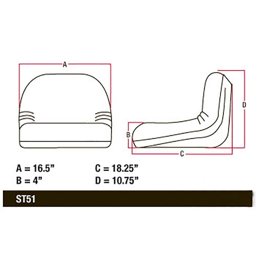 GY20495 Yellow Mid Back Lawn Tractor Seat Fits John Deere L100 L110 LA100