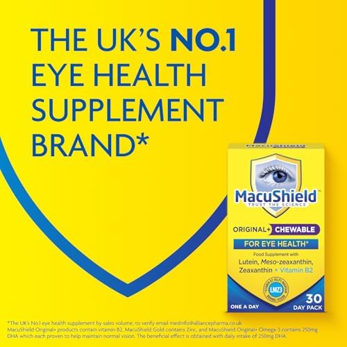 Macushield Original Chewable, 30 Tablets, 30 g