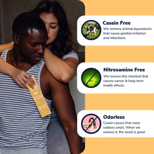 Royal Tailored Fit Ultra Thin Vegan Condoms - Premium Lubricated Condom Pack - Unflavored Lubricant, Organic Latex Rubber - Odorless, Slim