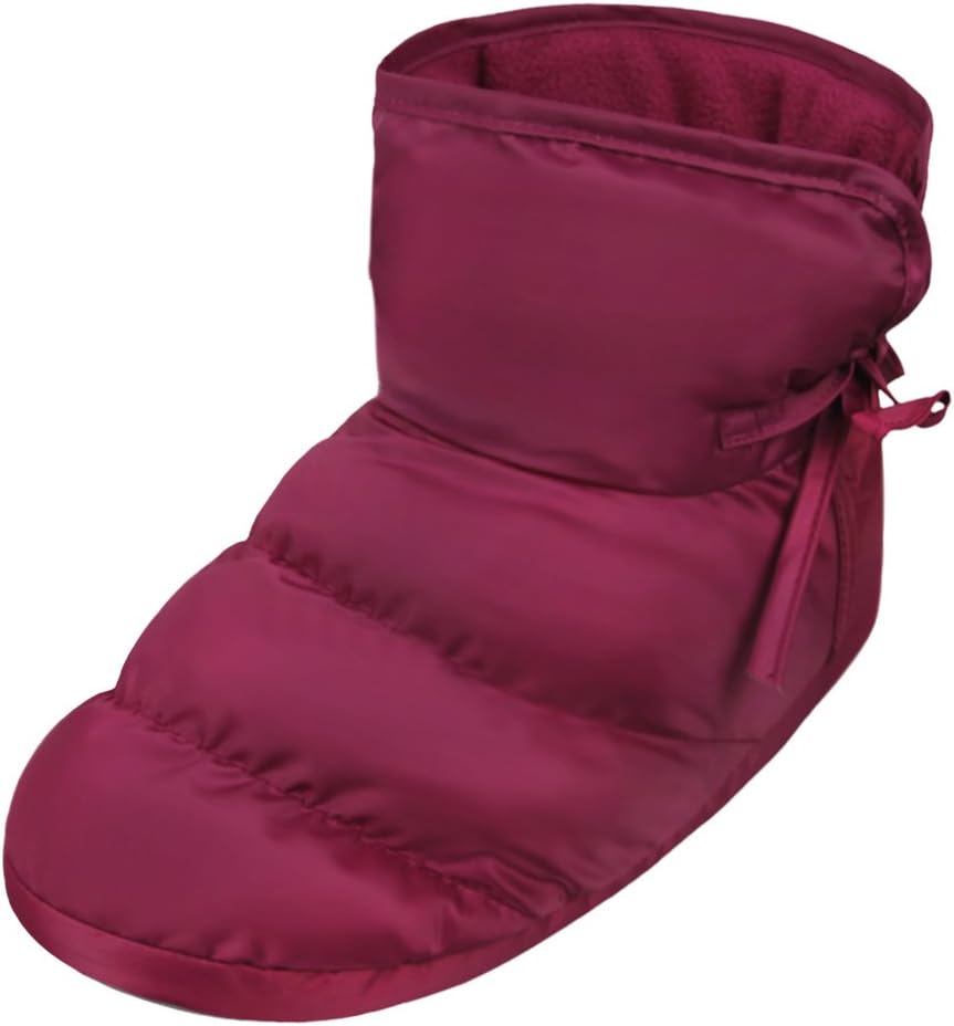 Clobeau Women's Slipper Boots Winter Warm Home Down Bedroom House Slipper Bootie Shoes