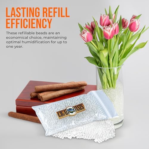 Cigar Oasis Magna Refill Water Beads - Optimal Humidor Solution for Stable Humidity, Compatible with Magna 3.0 and Older Models