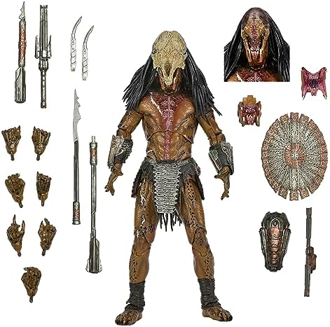 NECA Collectible Prey Ultimate Feral Predator 7" Scale Action Figure | Predator Prey 7 Inch Action Figure Ultimate - Feral Predator