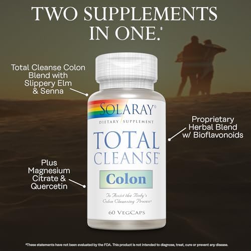 Solaray - Total Cleanse Colon, 60 capsules