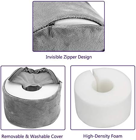 Foot Elevation Pillow Elevating Leg Rest Ankle Protector Foot Leg Support Pillow Broken Ankle Donut Foam Foot Elevator Cushion Heel Pillows