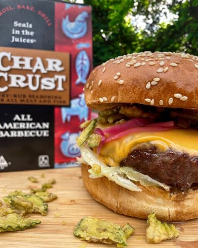 Char Crust Dry-Rub Seasoning, All American BBQ, 4-Ounce (Pack of 1)