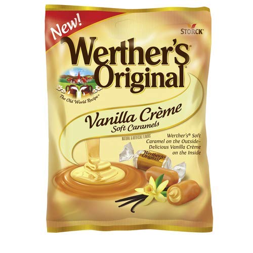 Werther's Original Vanilla Creme Soft Caramels - Individually Wrapped Soft & Chewy Candy Pieces
