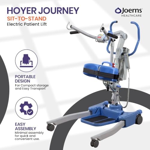 Joerns Hoyer Journey Sit to Stand Electric Power Patient Lift | Ultra Compact